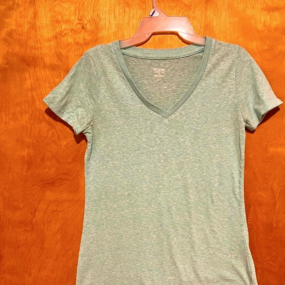 Women’s T-Shirt Mossimo Supply Co. Light Green Short Sleeve Sz.M
